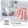DECOMELODY 4pcs Cotton Face Towels Soft Absorbent Washcloths Grey for Home Hotel Dormitory Skin-Friendly Washable Reusable view 4