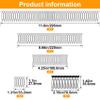 ANCIRS 5 Pack Hair Finishing Fixer Waver Comb, Invisible U Shape Wig Hair Clip Combs, Flexible Hairstyle Holder for Hairstyle (5 Styles) view 2