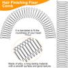 ANCIRS 5 Pack Hair Finishing Fixer Waver Comb, Invisible U Shape Wig Hair Clip Combs, Flexible Hairstyle Holder for Hairstyle (5 Styles) view 3