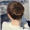 Claw Clip Messy Bun Hair Piece for Women 5 Inch Natural Hair Bun Add-On Elegant High Temperature Fiber Tresses for Daily Use, Party, Wedding view 4