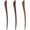 Beebeecraft 3Pcs Sandalwood Hair Sticks Vintage Sienna Wooden Japanese Chinese Hair Chopsticks for Women Handmade Bun Chignon Maker Accessories view 1