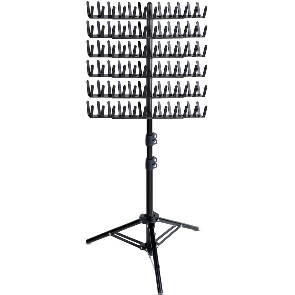 Braiding Hair Rack Height Adjustable Braiding Tool 144 Pegs Organizer 2-Side Hair Divider Stand for Separator Stylist Display Stand