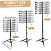 Braiding Hair Rack Height Adjustable Braiding Tool 144 Pegs Organizer 2-Side Hair Divider Stand for Separator Stylist Display Stand view 4