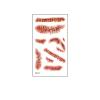 10pcs Halloween Scar Sticker Waterproof Wound Scar Face, Disposable Temporary Tattoo Fake Tattoos(WS-232) view 1