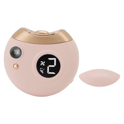 3 in 1 Automatic Electric Nail Clipper with Adjustable Speed, Nail File, and Debris Storage, Safe Fingernail Cutter in Pink for Home Use