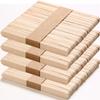 240 Pcs Craft Sticks Ice Cream Sticks - Borogo 4.5 inch Waxing Sticks for Hair Removal Premium Splinter-Free Wooden Wax Sticks for Body and Face Waxing view 1