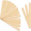 MIBLY 80 PCS Popsicle Sticks for Crafts  Jumbo Craft Sticks Made of Smooth Wooden Sticks  Ideal Wood Sticks and Wooden Sticks for Crafts for Body Hair Removal (Pack of 80 Large Sticks) view 1