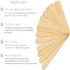 MIBLY 80 PCS Popsicle Sticks for Crafts  Jumbo Craft Sticks Made of Smooth Wooden Sticks  Ideal Wood Sticks and Wooden Sticks for Crafts for Body Hair Removal (Pack of 80 Large Sticks) view 2