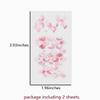 2 piece Mermaid Scale Temporary Tattoos Stickers Body Face Hand Themed Costume Halloween Women Adults (pink 20) view 2