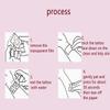 2 piece Mermaid Scale Temporary Tattoos Stickers Body Face Hand Themed Costume Halloween Women Adults (pink 20) view 4