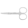 FOYTOKI Stainless Steel Vibrissa Scissors Precision Nose Hair and Eyebrow Trimmer Comb Professional Grooming Tool for Men and Women for Facial Hair Removal view 1