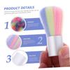 3Pcs Portable Nail Brush for Cleaning Dust Powder with Flexible Fiber view 3