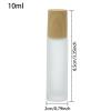 10 Pcs 10ml Glass Deodorant Roller Bottle Containers Essential Oil Perfume Roll On Bottles Empty Castor Oil Roller Ball Refillable view 2