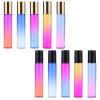 10 Pcs 10ml Glass Essential Oil Roller Bottles Deodorant Roll On Container Perfume Rollerball Bottle Castor Oil Roller Ball Bottle view 1