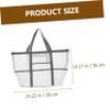 TOVINANNA Portable Mesh Shower Bag for Beach and Travel Versatile Organizer for Toys and Sundries Space-saving Design Opening for Easy Access Mesh Tote view 2