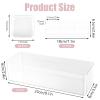 36 Pcs Press on Nail Storage Box Container All-In-One Clear 3 pcs Double Sided Tape Acrylic Display Fake Nail 3 Big Storage Box Organizer Case Artificial False Nail Boxes Packaging for Press Ons view 2