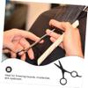 NOLITOY 2pcs Stylish Barber Scissors for Men Precision Eyebrow and Beard Trimmer Stainless Steel Grooming Scissors Comb Haircutting Tools view 3