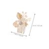 AUTSUPPL 2pcs Bridal Hair Comb with Rhinestones Elegant Leaf Design Wedding Hair Accessories for Brides and Flower Girls for Women view 2
