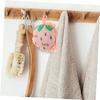 AUTSUPPL 2pcs Portable Exfoliating Strawberry Bath Loofah Sponge for Deep Skin Cleansing Soft Mesh Shower for Boys and Girls Adults for Home Travel Use view 4