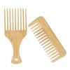 FOMIYES 2pcs Tooth Comb Set for Men Wide Tooth Detangler Scalp Massager Styling Hair Combs for Men view 1