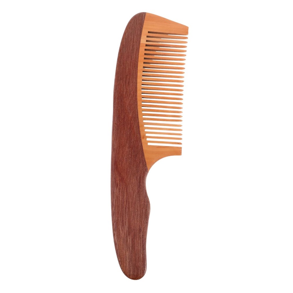 minkissy Handmade Beard Comb Anti-static Wide Tooth Hair Pick for Grooming and Scalp Massage Natural Detangler for Men and Women Compact Travel