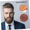 minkissy Handmade Beard Comb Anti-static Wide Tooth Hair Pick for Grooming and Scalp Massage Natural Detangler for Men and Women Compact Travel view 3