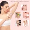 Bikini Trimmer for Women, Electric Razor & Shaver with Dual Ceramic Blades, Painless Hair Removal for Face, Body & Intimate Areas, 2 in 1 Wet & Dry Waterproof Travel Grooming Kit(Light Pink) view 3