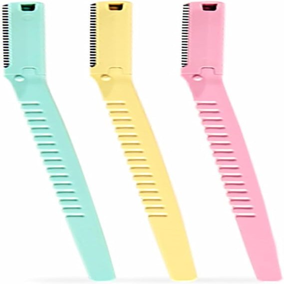 Razor for Women | for Instant, Safe & Painless Facial Hair Removal | Dermaplaning Tool for Sensitive Skin | Razor for Upper Lips, Face, Eyebrows, Chin, Forehead, Sideburns | Non-Foldable