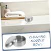 Healeved Stainless Steel Shaving Bowl Set Shaving Lather Bowl for Men Metal Reusable view 3