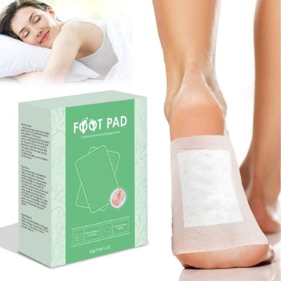 40PCS Ginger Wormwood Foot Patches, Bamboo Vinegar Foot Care Home & Travel