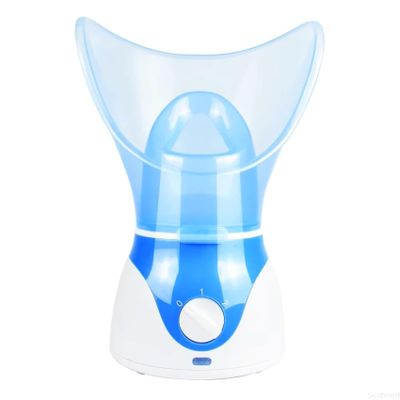 Electric Facial Steamer & Steam Inhaler | Deep Cleansing & Hydration | Soothing Warm Mist for Home Cold Remedies, Sinus Comfort & Skincare | Portable Home Spa Device