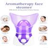 Electric Facial Steamer & Steam Inhaler | Deep Cleansing & Hydration | Soothing Warm Mist for Home Cold Remedies, Sinus Comfort & Skincare | Portable Home Spa Device view 3