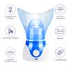 Electric Facial Steamer & Steam Inhaler | Deep Cleansing & Hydration | Soothing Warm Mist for Home Cold Remedies, Sinus Comfort & Skincare | Portable Home Spa Device view 4