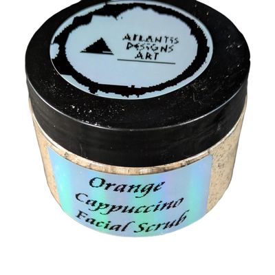 Orange Cappuccino Facial Scrub (4 oz)