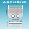 Adjustable Medium Blade Compatible with Oster Fast Feed 076023 and for Salon Pro Clippers 076830 Blades Replacement,2 Pack view 4