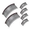 Baluue 6pcs Elegant French Hair Combs Rhinestone Decorative Hair Accessories for Weddings and Special Events Suitable for Bridal and Everyday Styling view 1