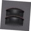 Baluue 6pcs Elegant French Hair Combs Rhinestone Decorative Hair Accessories for Weddings and Special Events Suitable for Bridal and Everyday Styling view 4