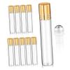 Healeved 10pcs Roller Bottles for Oils Perfume Rollerball Empty Bottles Essential Oil Roller Leakproof view 1