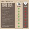 Beard Balm - Sandalwood Bourbon - 2oz Tin - Beard Wax - Light Hold - (SB) view 2