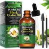 100% Pure & Natural Large Organic Jamaican Black Castor Oil  Cold-Pressed, Unrefined for Hair, Skin & Scalp Care, 4 Oz view 1