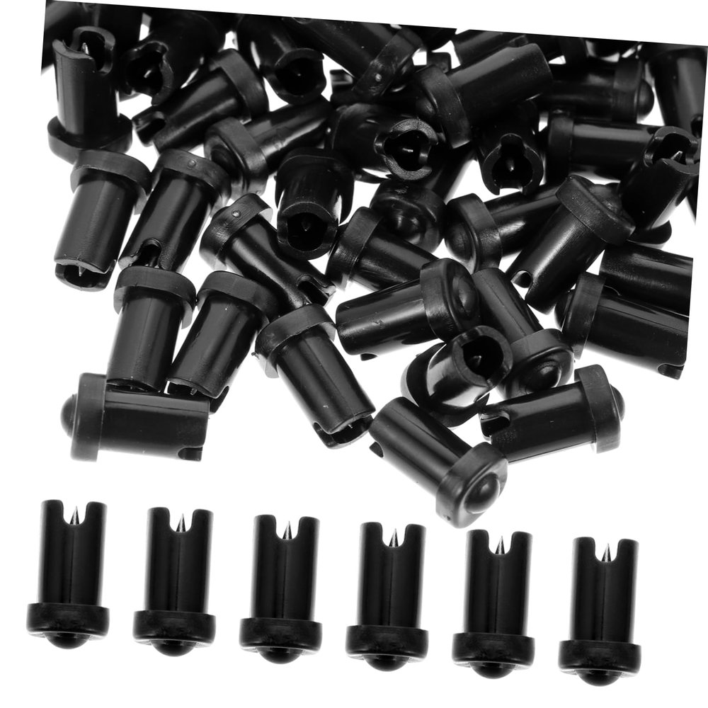 PartyKindom 100pcs Eyelash Bottle Clog Needle Eyelash Extension Supplies Lash Glue Bottle Pin Easy to Use Salon Home