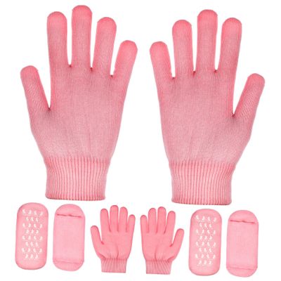 Happyyami Moisturizing Socks Gloves Overnight Hand Foot Care Hydrating Therapy for Rough Skin