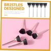 HAKIDZEL 8pcs Nail Drill Bit Cleaner Brush Nail Art Cleaning Tools Portable for Professionals Beginners view 3
