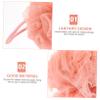 PartyKindom 4pcs Wear-Resistant Shower Sponges Portable Bathing Lanyard Exfoliating Body Scrubber for Daily Use Convenient Bath Accessory for Relaxation and Skin Care view 4