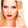 PartyKindom 6-in-1 Makeup Brush Set Rotating Handle Brush Holder for Women's Routine view 3