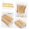 PartyKindom Wooden Lip Brush Applicator 100pcs Portable Makeup Tools for Lip Gloss for Makeup Artists and Beauty Enthusiasts for Travel and On-the-Go Touch-ups view 3