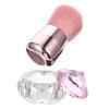 Happyyami 1set Nail Dust Brush Cup Nail Art Cleaning Tool for Manicure Includes Mushroom Brush and Mixing Cup for Effortless view 1