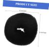 PartyKindom 8pcs Portable Hair Bun Makers Flexible Donut Hair Styling Tools for Women Easy to Use for Daily Hairstyles Included Extra view 2
