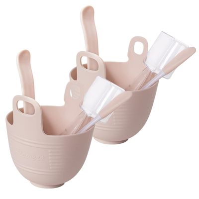 HAKIDZEL 2 Sets Diy Facial Mask Mixing Bowl Women's Face Mask Set Silicone Tool Kit
