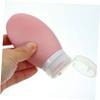 4Pcs Silicone Travel Shampoo Bottles, 60ml Squeeze Toiletry Containers view 4
